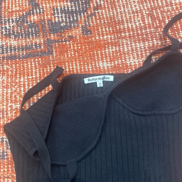 Reformation Silvana Ribbed Sweater Tank NWT - Picture 7 of 8